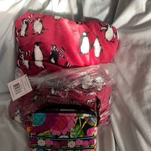 Vera Bradley travel blanket